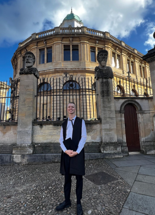 Daniel Erasmus in sub fusc