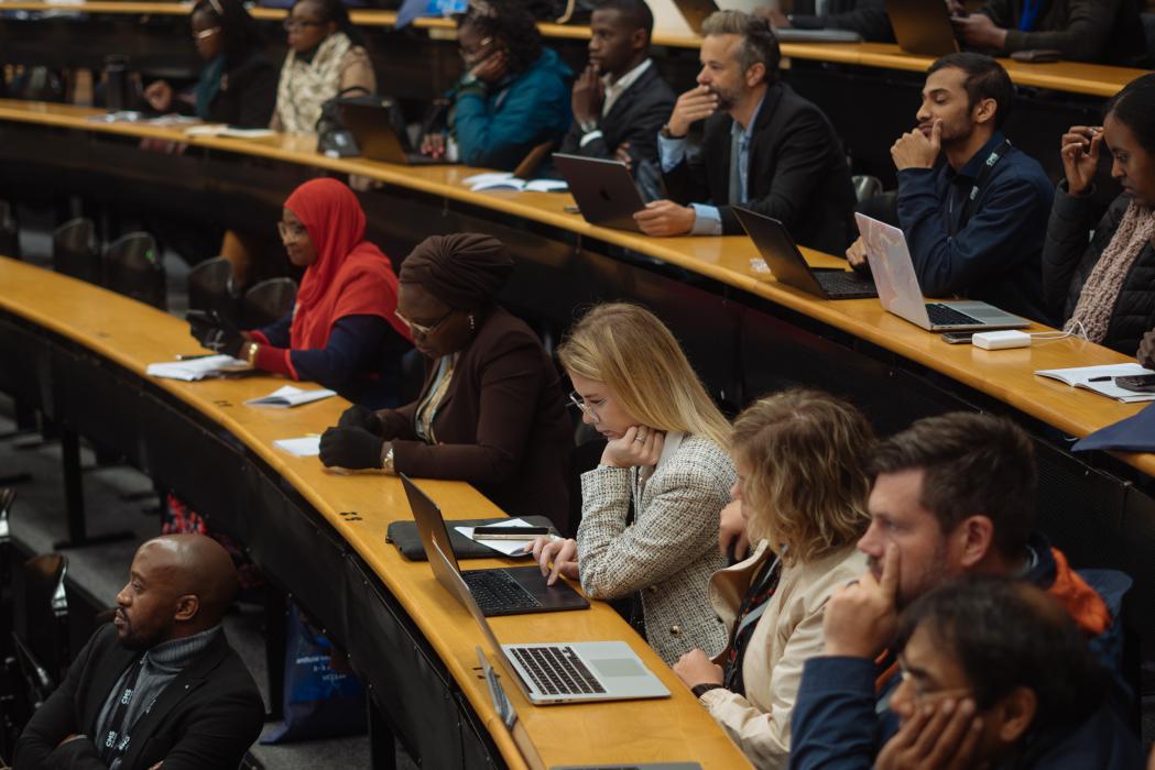 participants in lecture theatre