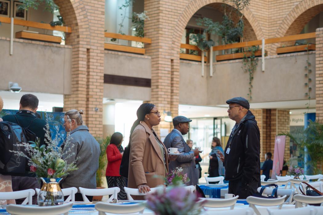 Participants in the Quad