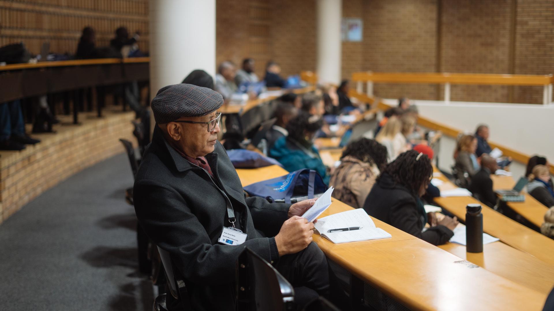 participants in lecture theatre