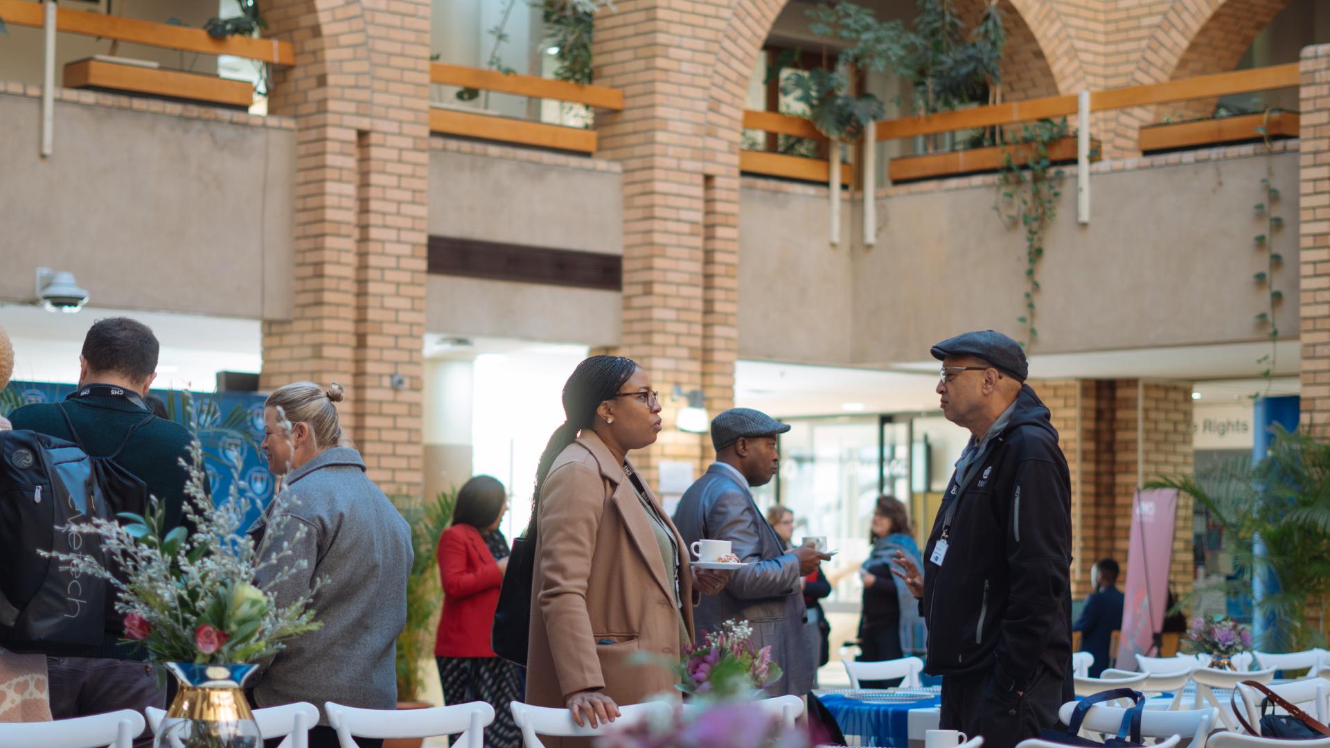 Participants in the Quad