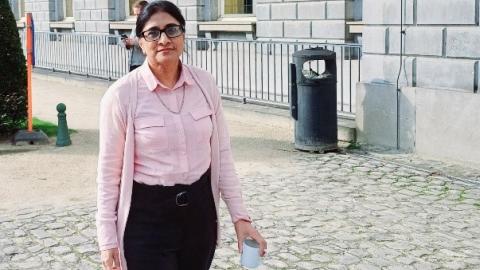 Prof Fatima Khan in Brussels