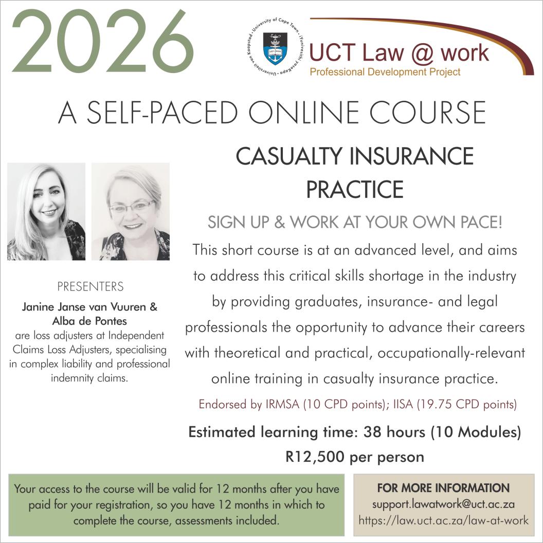 Casualty insurance practice ad