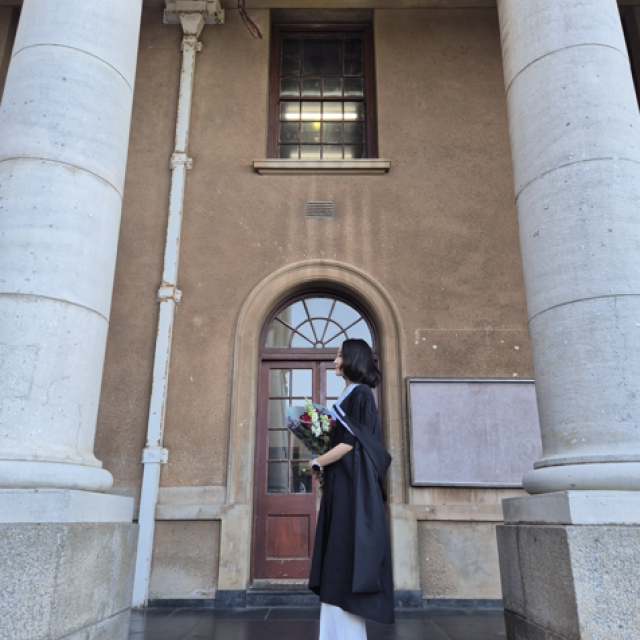 Ah Young Kim at Graduation