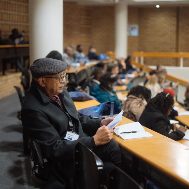 participants in lecture theatre