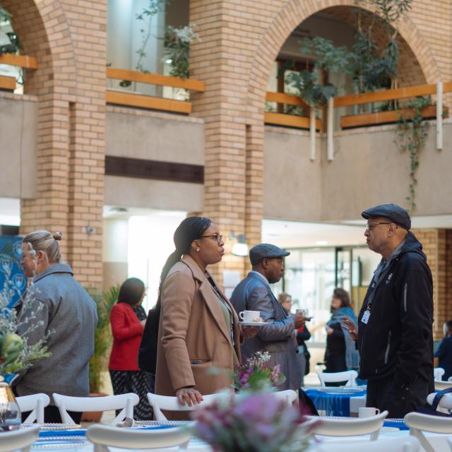 Participants in the Quad