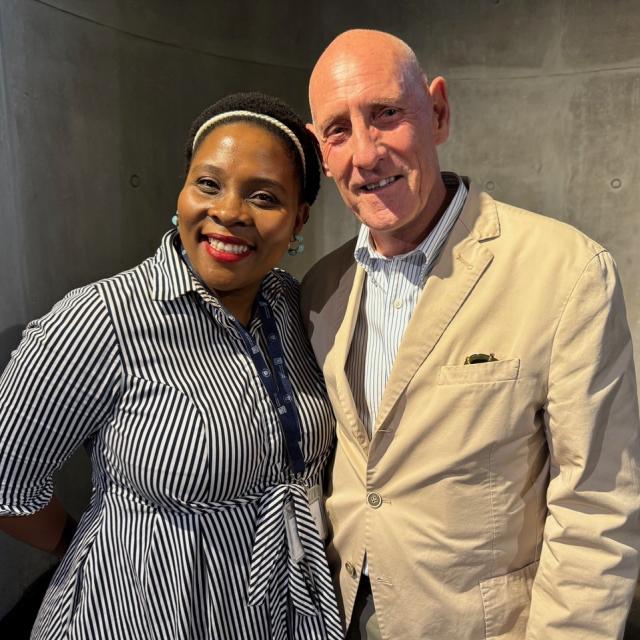 Associate Professor Sisanda Nkoala and Distinguished Professor Salazar