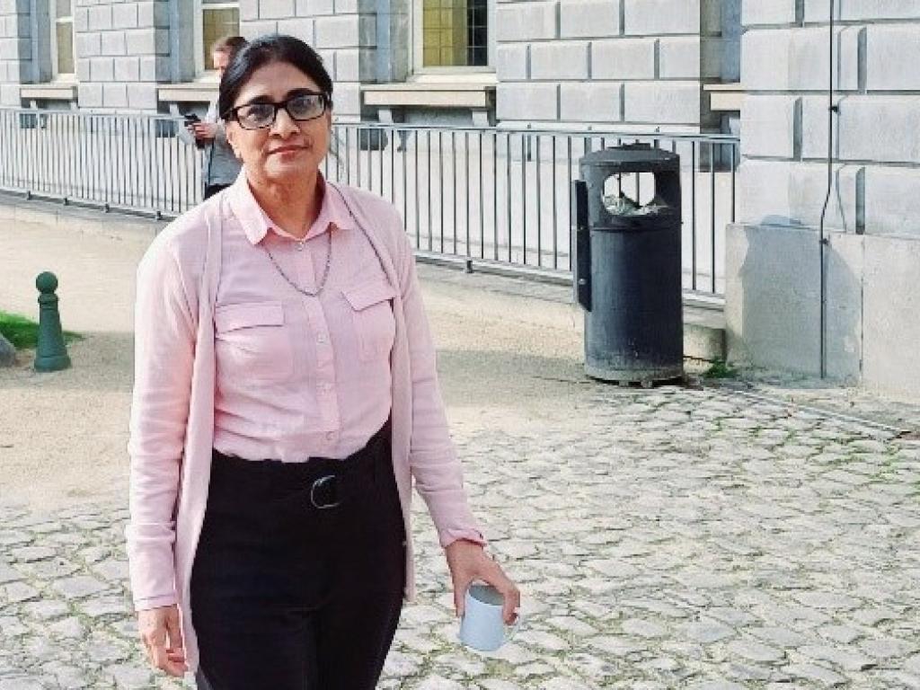 Prof Fatima Khan in Brussels